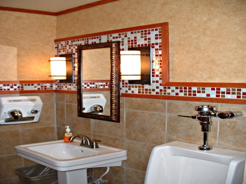 bathroom after